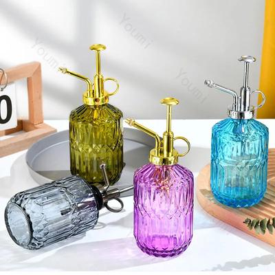 Retro Relief Sprayer Glass Bottle Gardening Home 400 ML Large Capacity Container Bottle Bathroom Decoration Sanitize Bottles
