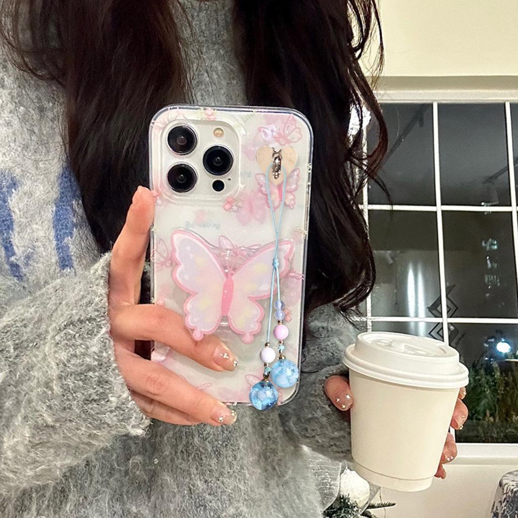 Night Light Blue Sky Designs Phone Strap Versatile Blue Sky Cloud Silicone Phone Strap Adornment for Travel Home Office