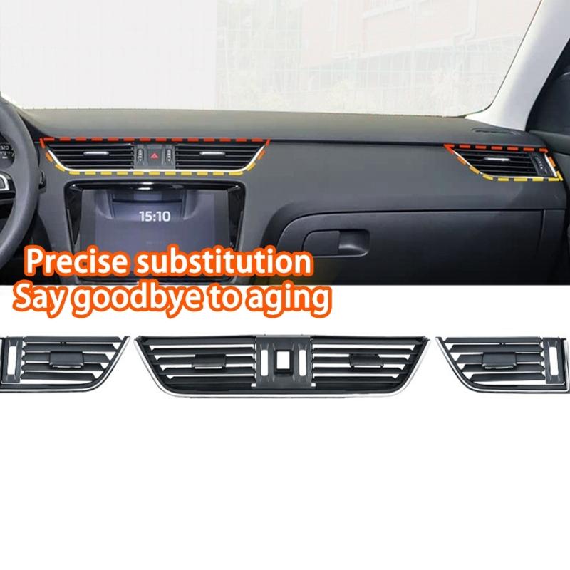 Car Dashboard Vent Grille Outlet Panel for 2015-2021 5E0819701 5E0819702 5E0820951 Replacement Air Vent Cover
