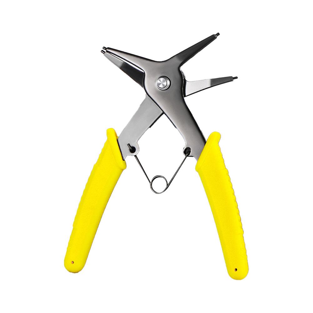 Internal and External Spring-loaded Pliers Dual-purpose Snap Rings 2-In-1 Mounting and Dismounting Tools Hardware