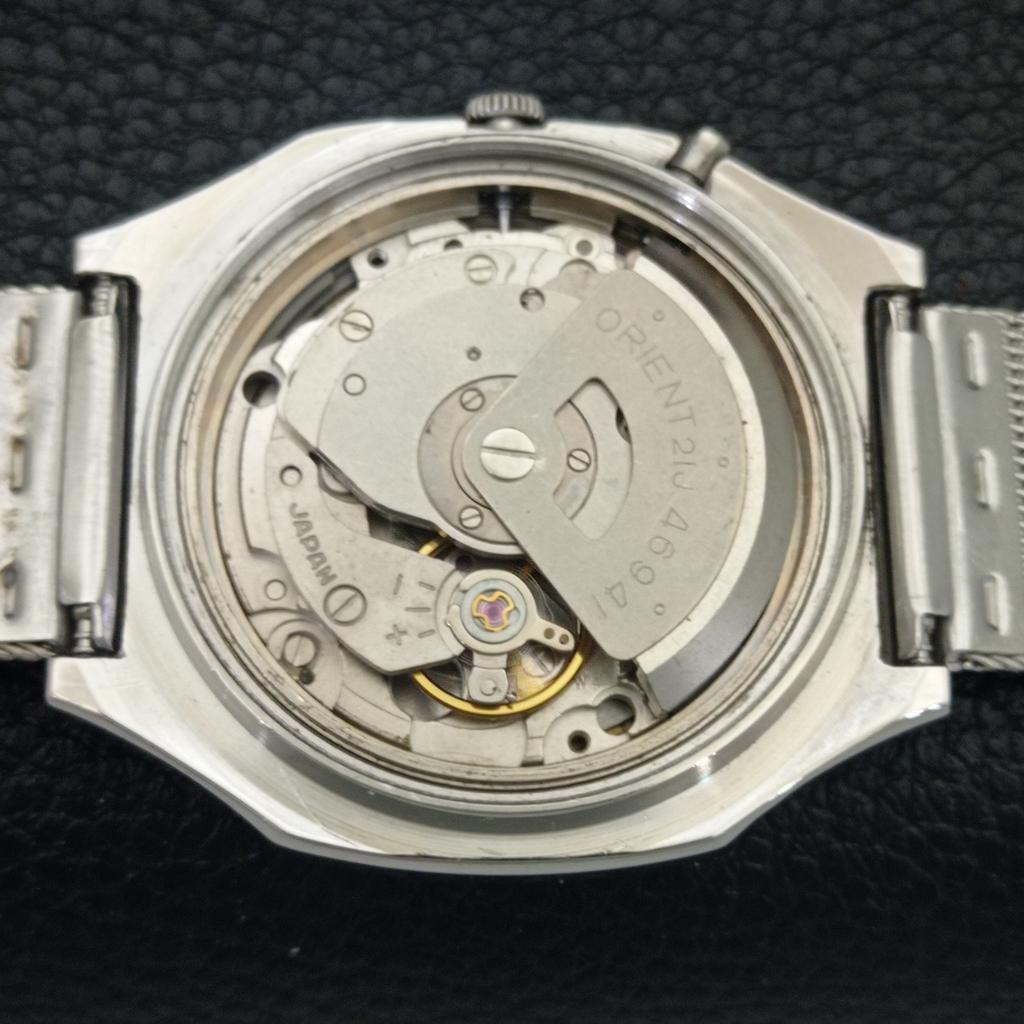 ORIENT AUTOMATIC VINTAGE JAPAN 46941 MENS ORIGINAL DIAL WATCH a703390-1 R213b-a703390