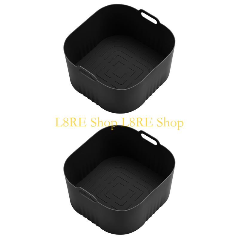 L8RE Silicone Liners Set Oven Safe Cooking Mats Air Fryers Basket Liners for Cooking
