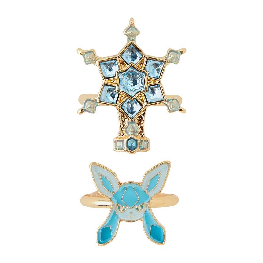 POKEMON Pokemon Center Accessory Terastal Ice Glaceon Ring