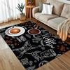 Coffee Beans Coffee Machine Print Carpet Living Room Bedroom Bedside Sofa Floor Mat Modern Home Decor Area Rug Large Size