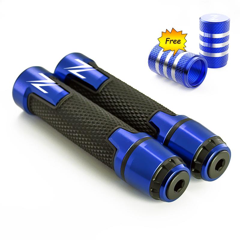 For Kawasaki Z650 Z750 Z800 Z900 Z1000 Z250 Z400 Motorcycle Accessories CNC Anti-Slip Handlebar Grips Ends Handle Cap Hand Bar