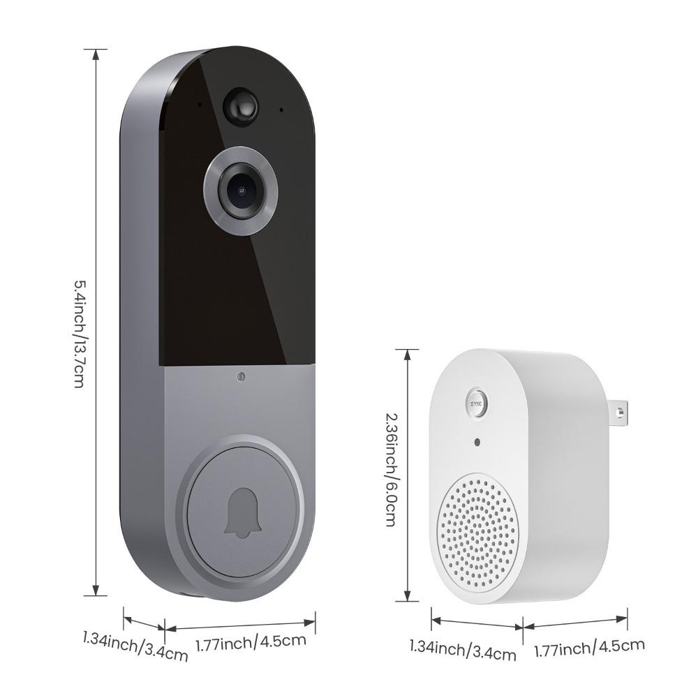 Rechargeable 1080P HD Video Doorbell Camera Wireless Video Doorbell Camera  Residential Use