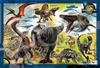 EPOCH Jigsaw Puzzle Jurassic Resurrection Dinosaur Collection with and Score Ticket 100-Piece World (26x38cm) 26-507 Glue, Spatula,