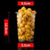 Disposable Plastic Popcorn & Skewer Cups with Lids