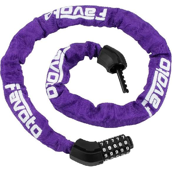 Замок велосипедной цепи Favoto — 5-значный комбинированный противоугонный велосипедный — фото 11