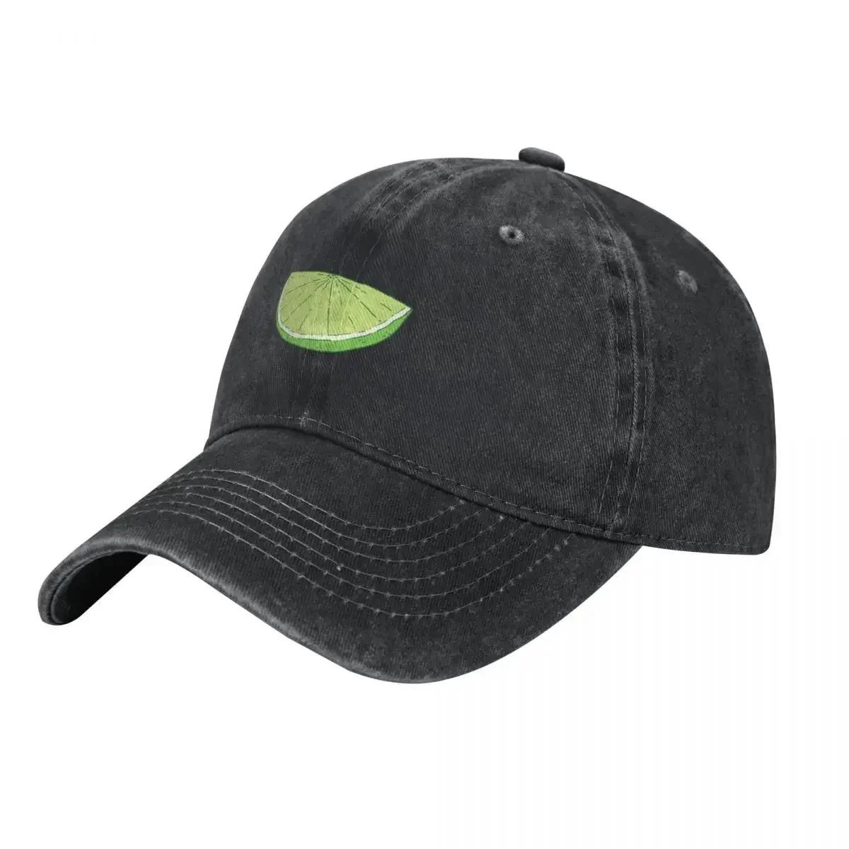 

Colorful Slices of Lime Fruit Wedge Pattern Baseball Cap Kids Hat Snapback Cap Luxury Brand Luxury Women Unisex s