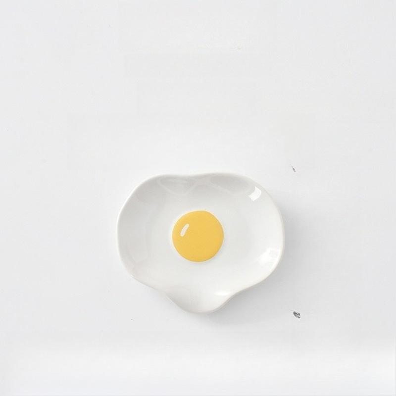 

Ceramic Plate Household Plate Dining Plate Tableware High-end Sense Niche Dessert Plate Snack Plate жёлтый