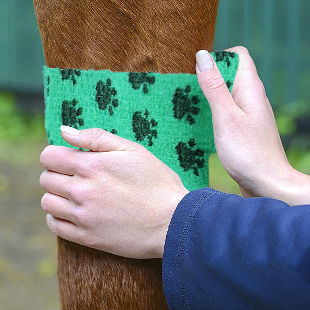 6Pcs Elastic Sports Bandage Self-Adhesive Non-Woven Pet Bandage Wear Resist Cohesive Guard Bandage for Dog Cat Horse Pet UNITED KINGDOM