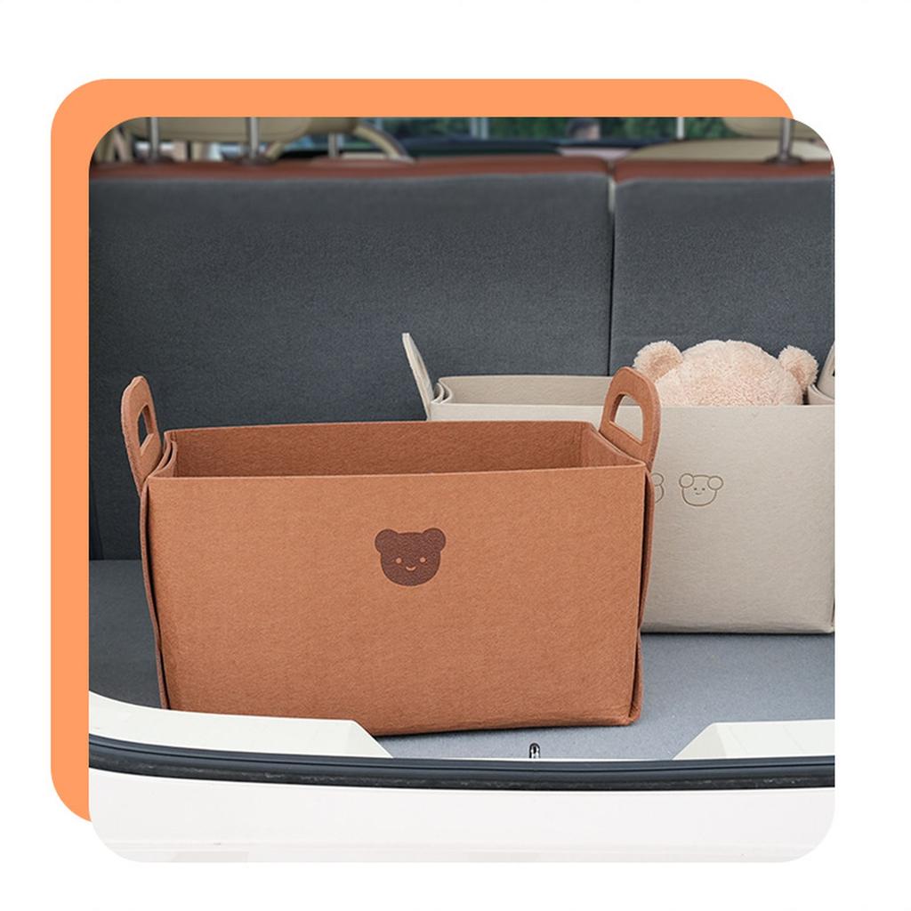 Faltbarer Aufbewahrungskorb Auto Kofferraum Aufbewahrungsbox Verschleißfestes Material Hohe Kapazität Mehrfachanwendung