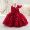 Fashion Party Girls Princess Dress Mesh Children's Dress New Middle Children Pontoon Dress Birthday Year Old Dress Dress