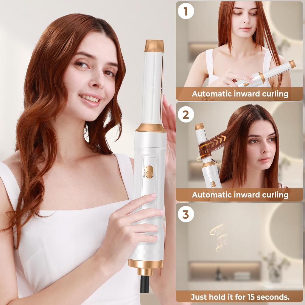 New Multi-Functional Brushless Hot Air Comb: Ionic Styler & Hair Dryer with Automatic Suction
