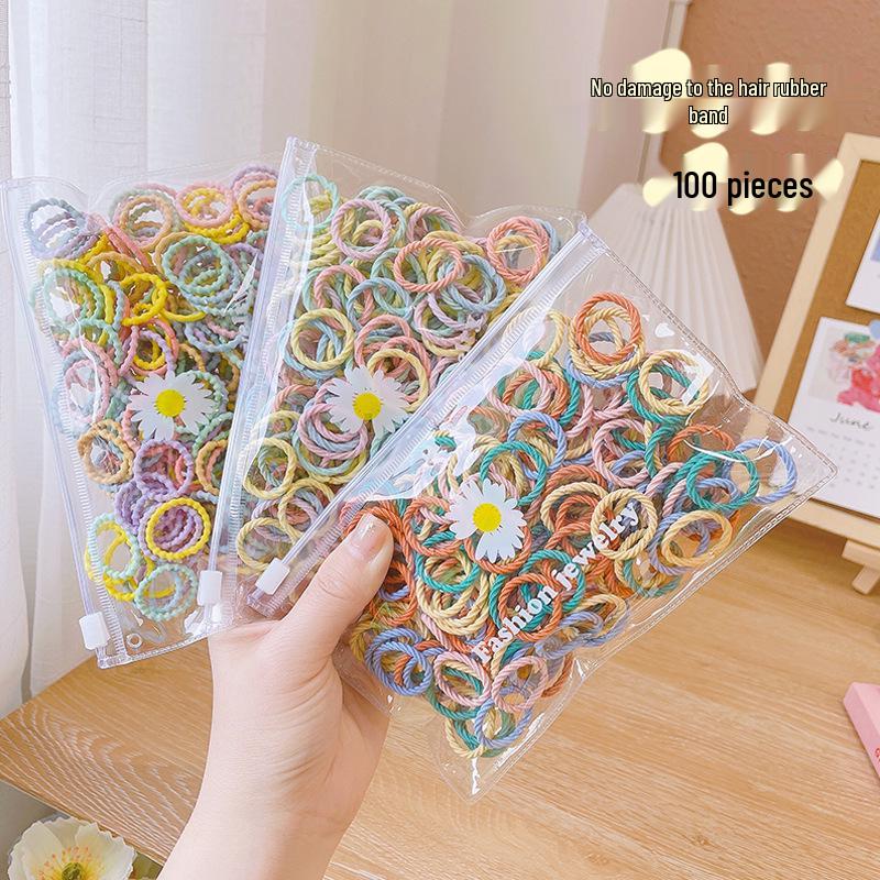 Kids' Hair Ties - Elastic, Hair-Friendly Korean Style Accessories for Girls