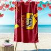 Associazione Sportiva Roma2 Print Beach Towel, Large Soft Quick Dry Towel for Beach Camping Swimming