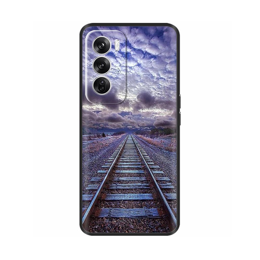 Silicone Case For OPPO Reno 12 Phone Cases Lovely Cat Cover Reno12 5G Soft Liquid Silicon Back Cover For OPPO Reno 12 Pro 5G