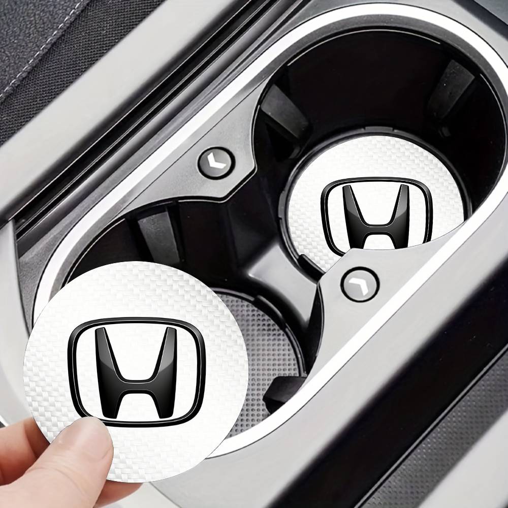 For Honda New Car Cup Holder Anti-Slip Silicone 7cm Insert Coaster Mat Universal Car Accessories Black Fit LG Most Cars