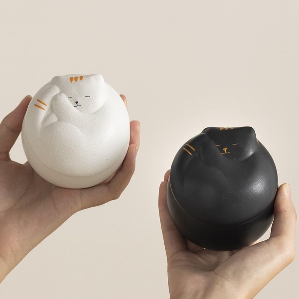 Cartoon Ceramic Sealing Jar Moisture Resistant Coffee Sealed Jars Pet Ash Jar  Desktop Decoration