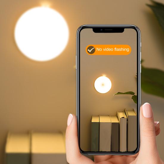 Night Light High Lumens Automatic On/Off Energy-Saving USB Rechargeable LED Motion Sensor Light Bedside Lamp