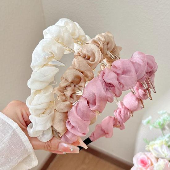 Retro High Skull Headband Double Wear Flexibility Hairband Comfortable Stable Reversible Head Band Hair Accessories