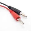 4mm Banana Plug To Banana Plug Dual End Test Lead Cord Cable for Multimeter Testing Wire Kit Conductive Metal