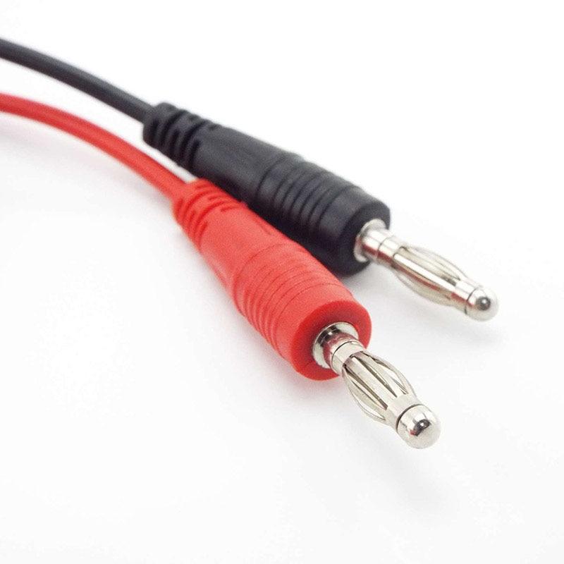4mm Banana Plug To Banana Plug Dual End Test Lead Cord Cable for Multimeter Testing Wire Kit Conductive Metal