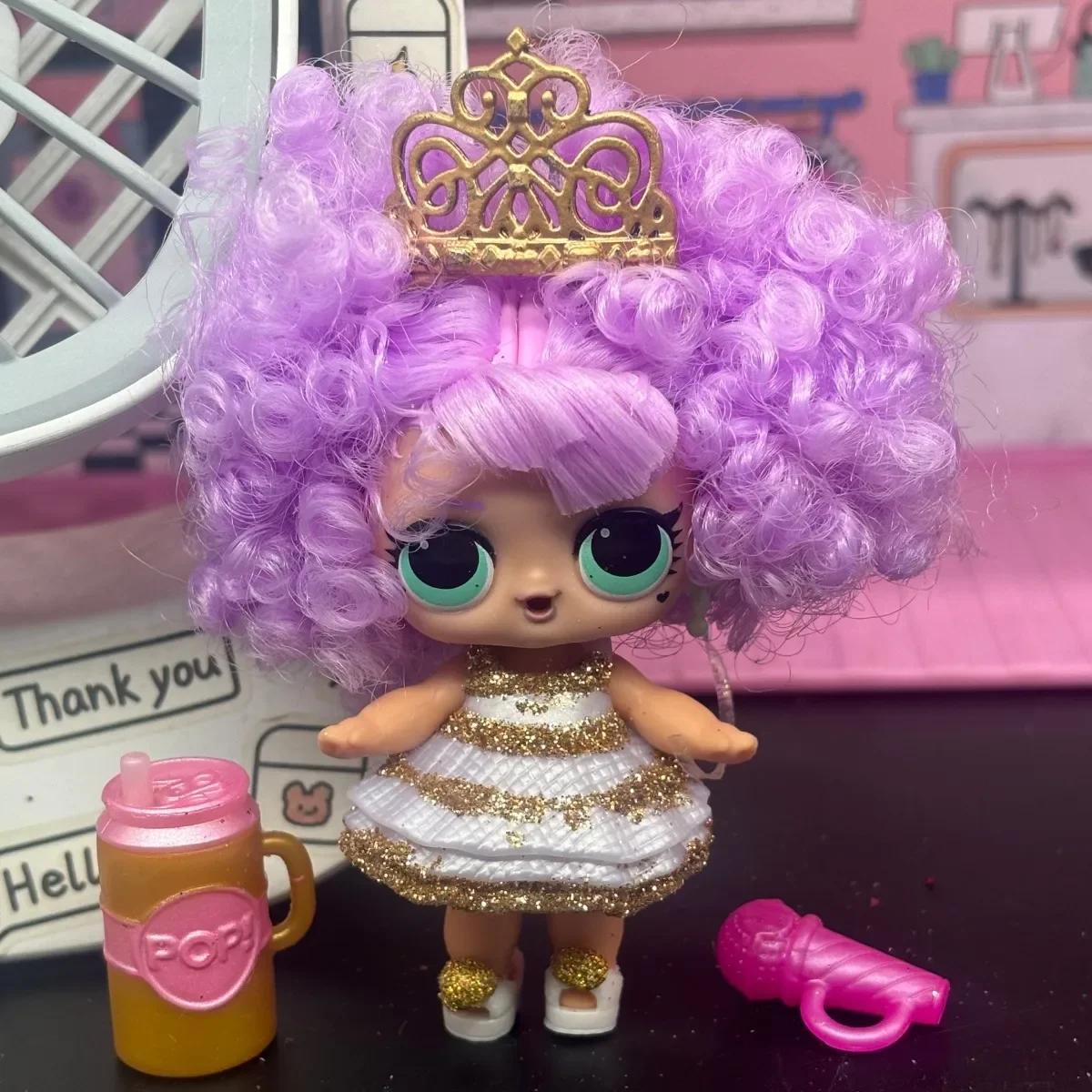 

Коллекционная кукла LOL 8 см для девочки, игрушка для самостоятельной сборки, набор куклы включает одежду, обувь и аксессуары, подарок на день рождения для детей