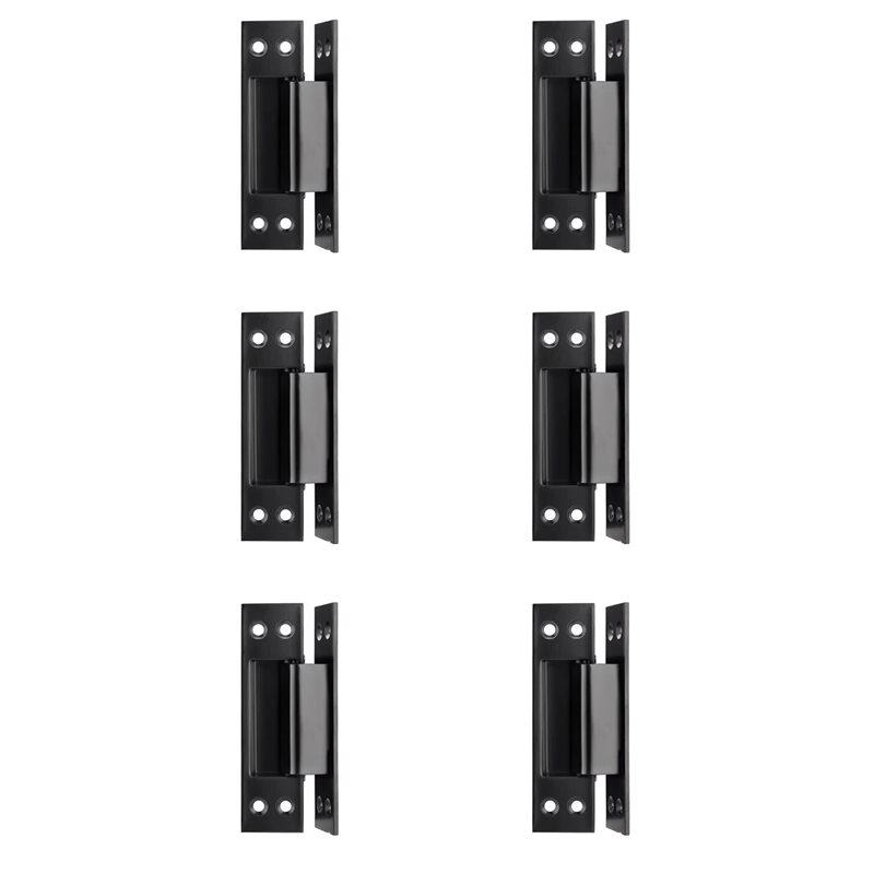 A25F-6Pcs 4-Inch Concealed Door With Concealed Stainless Steel Wooden Door Concealed Door And Hinge Hinge Black чёрный