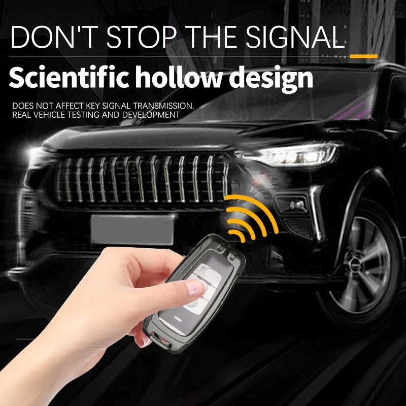 Suitable For Great Wall Haval H6 H2 H3 H7 H8 H9 New Zinc Alloy Car Key Cover Smart Remote Control Keychain Shell Accessories