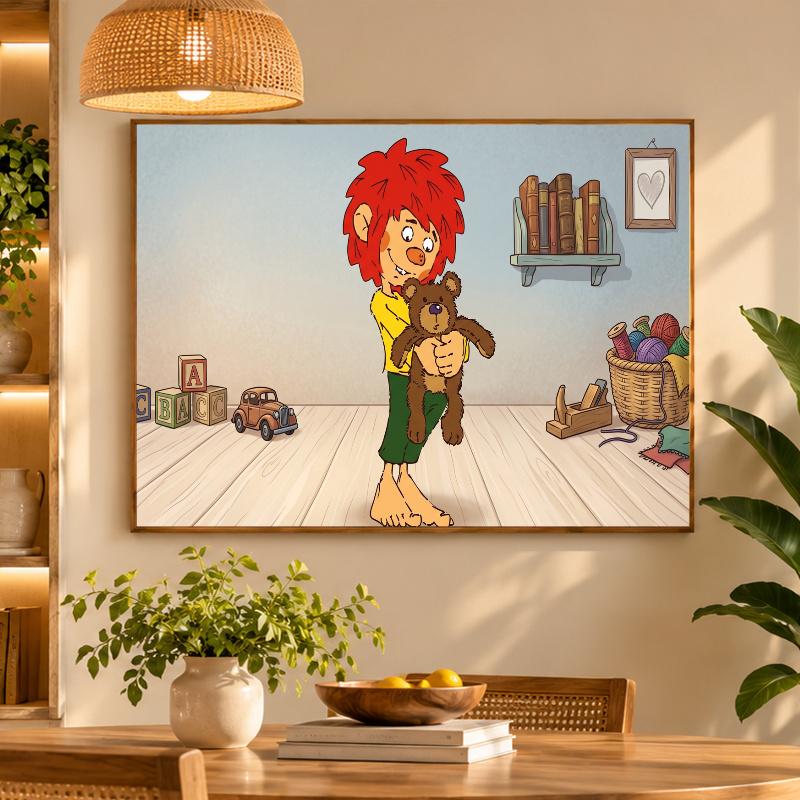 5D Diamond Painting Pumuckl DIY Full Drill Diamond Art Kit Home Decoration