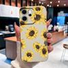 For Oppo Reno 14F 5G Phone Case Sunflower Patterns Soft Liquid Silicone Shell For OppoReno14F 14 F Camera Coverage Durable Capa