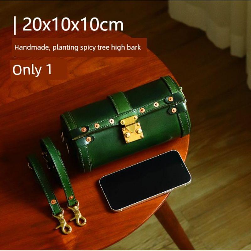 [Clearance Special Offer] First Layer Cowhide Women Bag Genuine Leather Bag Skeleton-Skin