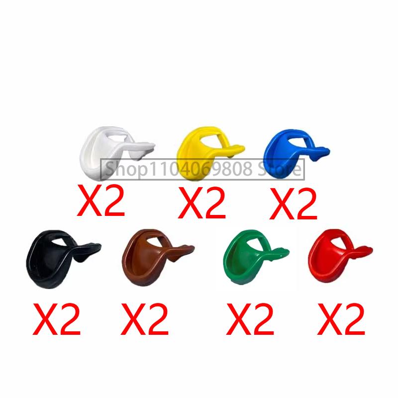 MOC Military Building Blocks Medieval Soldiers Knight Figures Weapons Accessories Witc Hat Helmet Shield Spear DIY Brick Toy T10