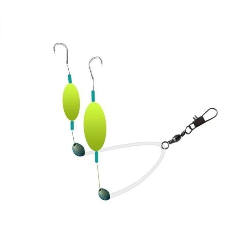 Ready-Made Carp Fishing Hair Rigs, Double Hook Suspension Anti-Bottom Design, High Carbon Steel Fishing Hooks Fishing Accessories