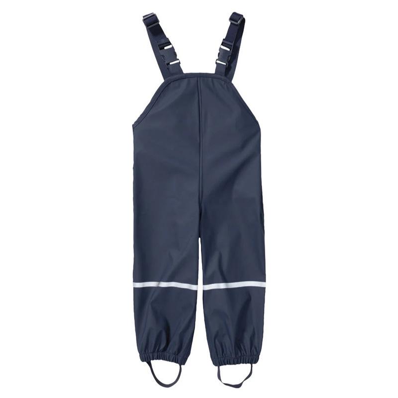 

Детские водонепроницаемые тонкие дождевые штаны-нагрудники для мальчиков и девочек - Защита от погоды для всего тела от малышей до детского сада 110/116