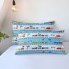 Construction Vehicle Excavator Truck Fire Truck 3D Digital Printing Bed Three-Piece Quilt Kit