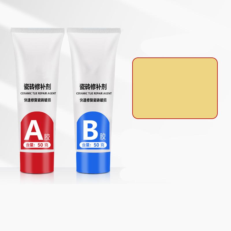 30/100g Fliesenreparaturmittel AB-Kleber Keramikreparaturkleber Marmorbodenfliese Toilettenwaschbecken Reparaturkleber Rissreparatur Dichtungskleber