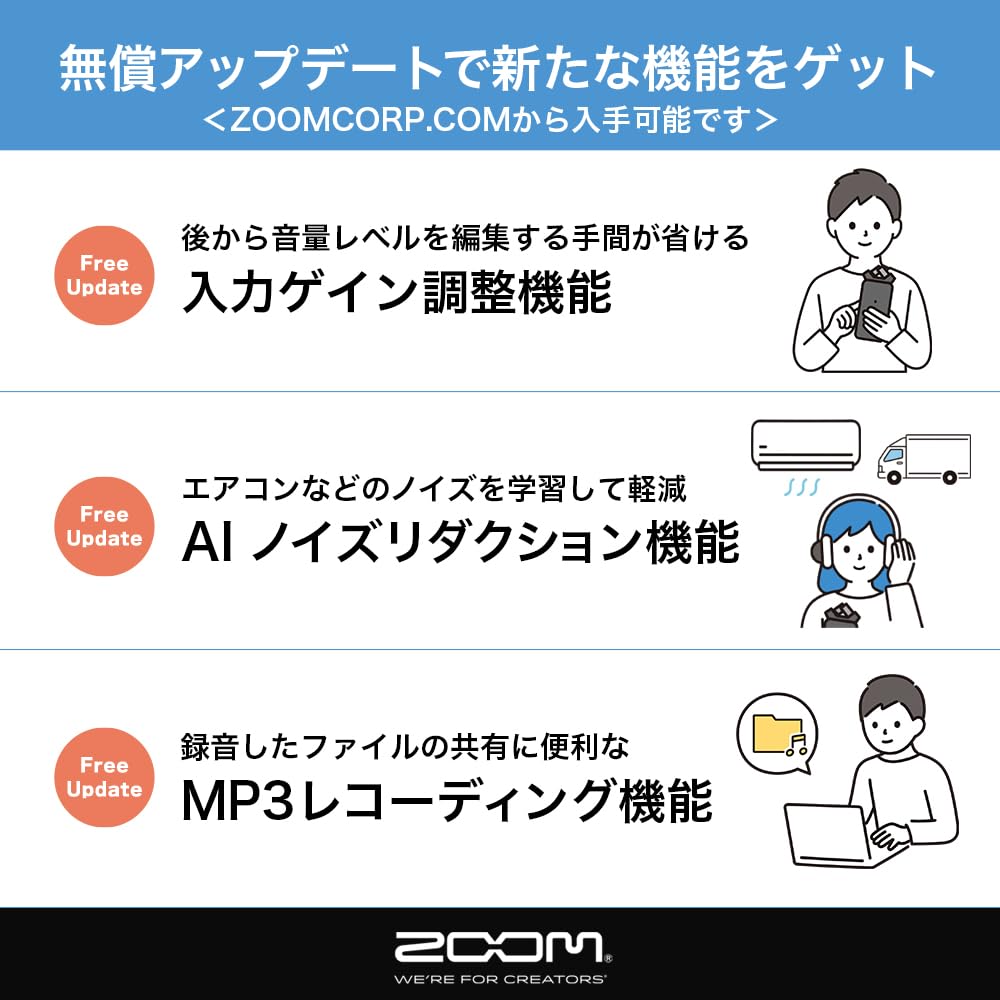 ZOOM H4 essential Handy Recorder with XY Stereo USB Audio and Audio Interface Function for Music and Video H Extended 32-bit Recording, 4-Track