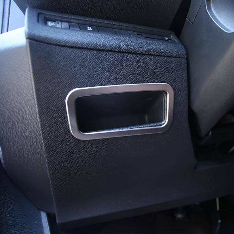 My Good car Stainless steel Main drive position storage box stickers Cover Case Stickers For Peugeot 4008 2017 2018 car