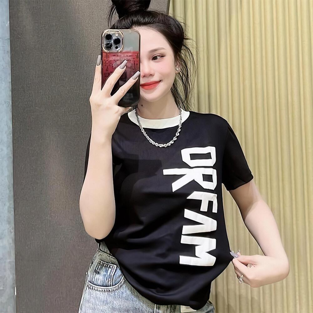 women s T-shirt short new women s short sleeve round neck sexy streetwear 3D printed clothes XL