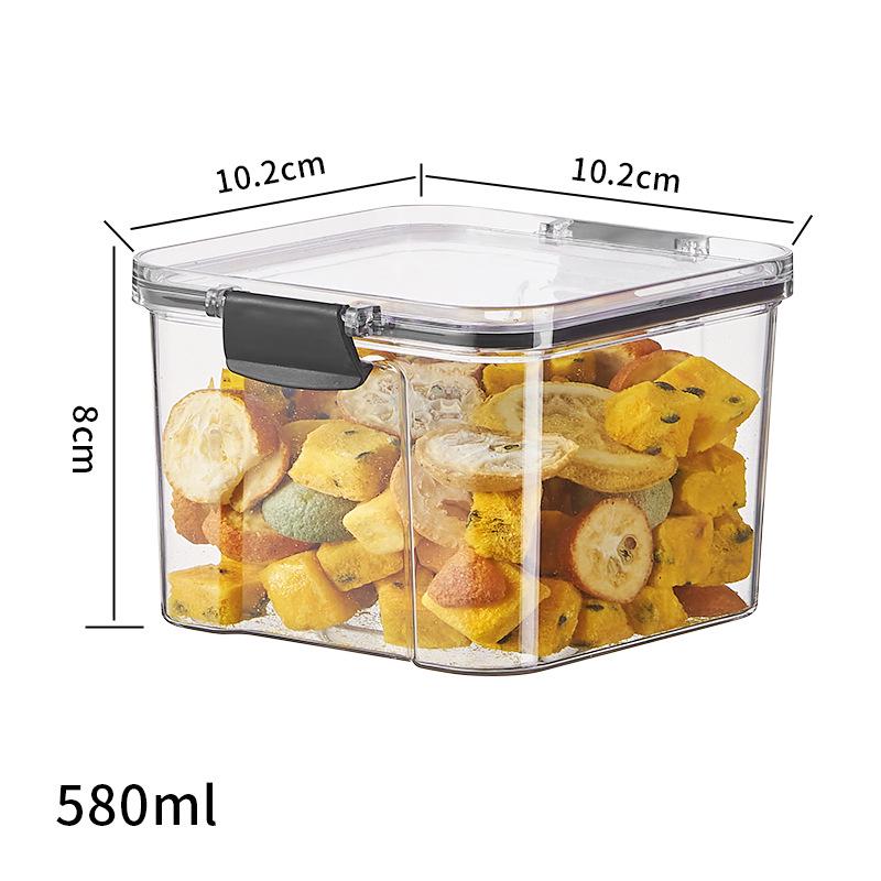 Transparent Food-Grade Plastic Storage Jar for Soups
