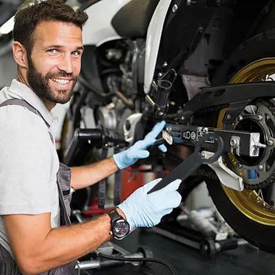 Motorcycle Torque Wrench Tool Hand Drive Belt Tension Spanner Motorbike Manual Wrench Rear Wheel Alignment Tool For Professional