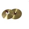 Large Alloy Marching Band Cymbals for Students and Military Bands