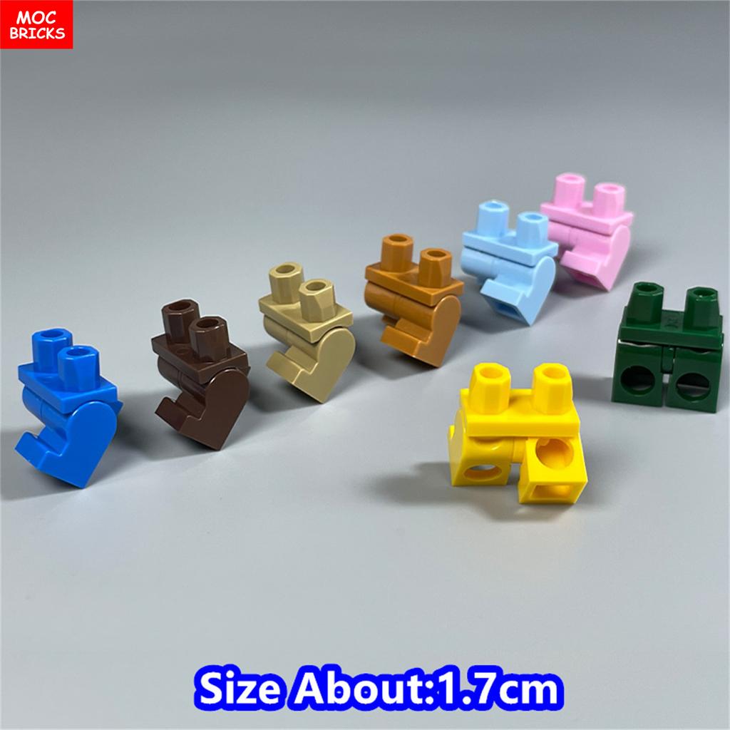 Ungiftig 8 Stück Moc Steine 17mm Hose Bewegliche Kurze Beine 970Cm00 Körperteil Tragen Modell Actionfigur Zusammenbauen Bausteine Spielzeug Geschenke
