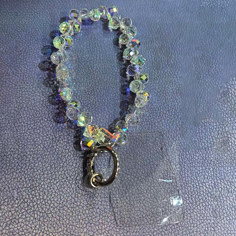 

Подвесная цепочка в виде капли воды, шнурок для телефона, роскошная короткая подвесная цепочка, расшитая вручную бисером, подвеска для ношения в руке