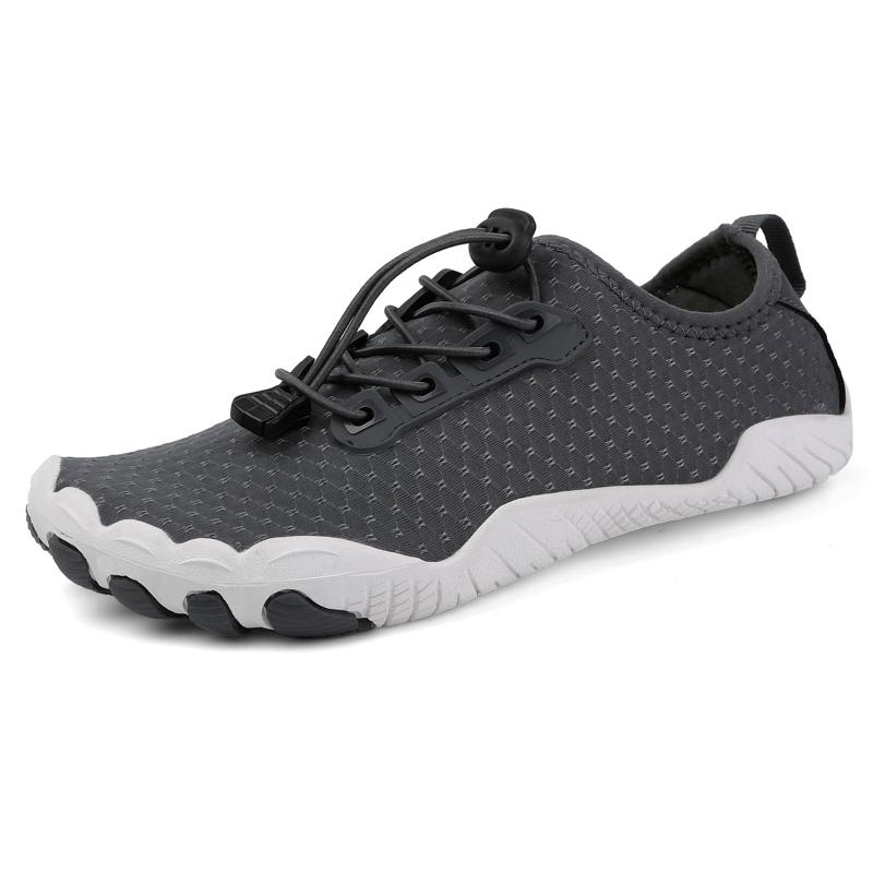 Beach Shoes Wading Upstream Shoes Non-Slip Water Socks Swimming Shoes Breathable Treadmill Soft Shoes Black Soft Soled