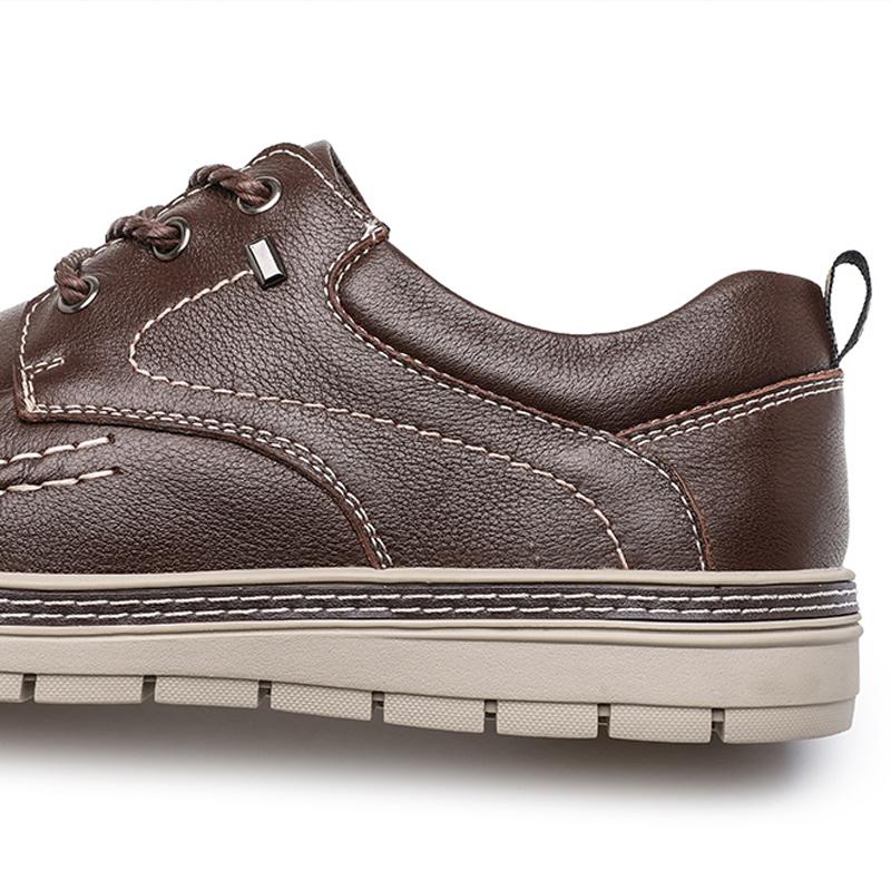 Мужская обувь из натуральной кожи. Трендовая удобная повседневная обувь. Мокасины — фото 16