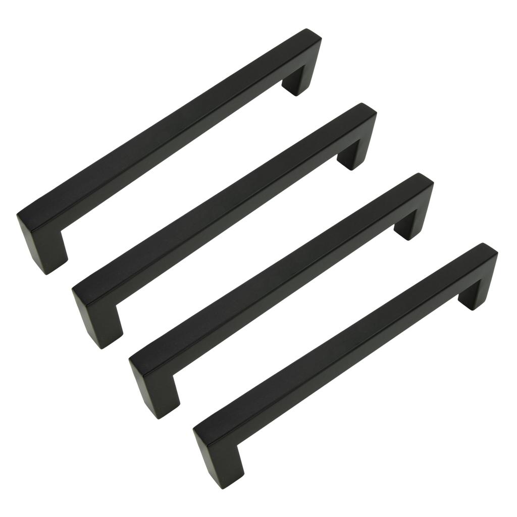 4 x Classic furniture handle 160 mm black
